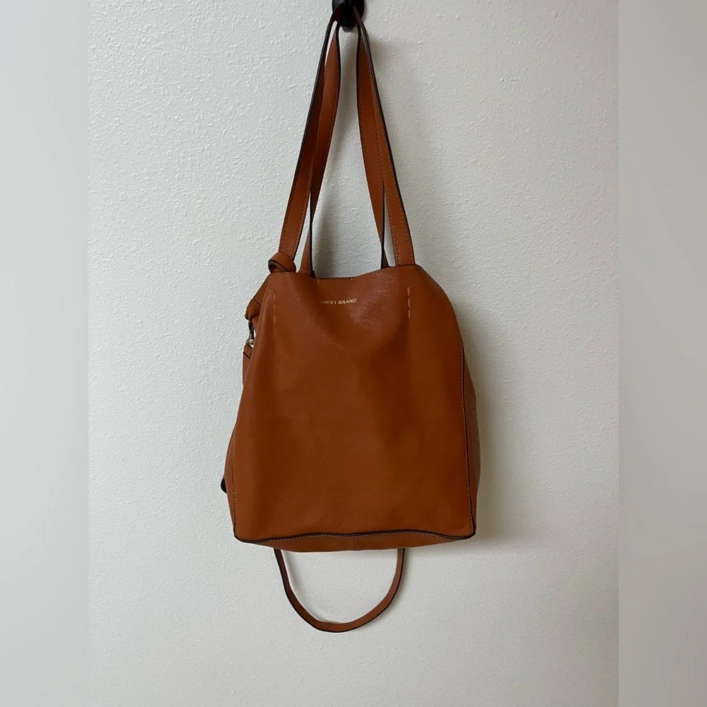 Lucky Brand Brown Leather shoulder bag - Picture 1 of 6